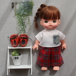 メルちゃん服　no.272  刺繍　シャツ　ズボン　レミン　ソラン