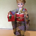 振袖☆りかちゃんの着物です