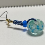 とんぼ玉のストラップ229