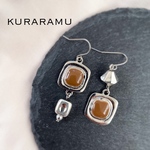 ハンドメイドピアス✳︎アシンメトリー✳︎ニッケルフリー