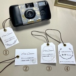 写ルンです　説明　タグ　2枚セット
