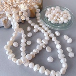 20pcs＊淡水パール バロック ビーズ (ホワイト)（0143）