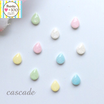 パステルカラーの一粒ピアス（ミニしずく）