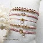 pink 5点set♡ ブレスレットorアンクレット