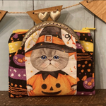 コヤンイサムチョン ファスナー付きがま口ポーチ ハロウィン ルミちゃん