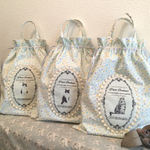 猫⭐️︎受注生産⭐️︎巾着ミニBAG