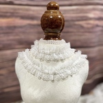50cm単位 可愛い レースフリル ストレッチ ブレード 白 BK221012 ハンドメイド 手芸 素材 材料