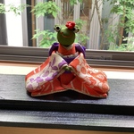 カエルさん　縁起飾り