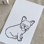 笑うフレンチブルドックのはんこ　　part2