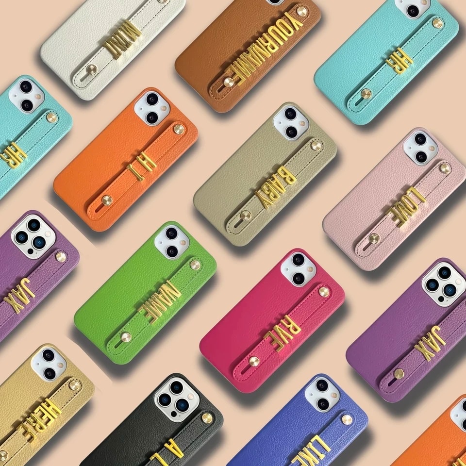 スマホカバー♡オーダー　名前入れ 名前やイニシャルでつくるオーダースマホケース！名入れ！文字