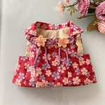 メルちゃんの被布(ひふ)*麻の葉柄と桜