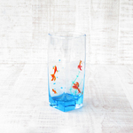 グラス＊金魚＊四角形＊280ml［M09104-5］