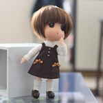 オビツ11用・茶色のジャンパースカート