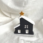 再販‼︎ クリスマスオブジェ・・ Natale 雪の家・・《送料無料》