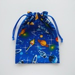 〈25×20〉裏地付 宇宙＋飛行士②  (color:青)