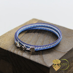 [送料無料] 二重巻きの組紐ブレスレット