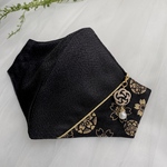 SALE 桜柄✩幸せを結ぶ マスクチャーム & 和装マスク set ✩.*˚  和装 成人式 卒業式 入学式 入園式 結婚式 お宮参り フォーマル 和モダンに…