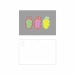 ○2枚セット○ポストカード8（うさぎ3）