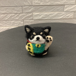 [受注製作]チワワ　羊毛フェルト　招き犬