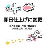 オプション☆即日仕上げへ変更