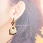New✨残り❶セット🤎ミルクティーベージュカラーが大人可愛い♡アンティーク調イヤーアクセサリー💓