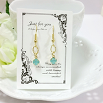 大人可愛い☆チャトン＆リングピアス※イヤリング※チタン※樹脂変更可能