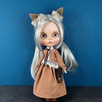 sale!  38.5 野原の狐ワンピセット　ブライスアウトフィット
