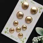 昭和レトロボタンゴールド☆21mm4個15mm５個