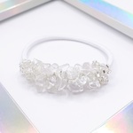 クリア天然石ヘアゴム
