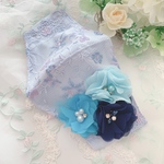 クレンゼ　刺繍マスク˚✩∗チュールマスク　洗濯かんたん　抗菌˚✩∗*ﾟオーバーマスク⋆｡˚