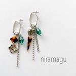 2way チタンフープピアス