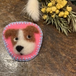おとぼけドッグブローチ＊