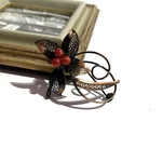 VINTAGE accessory ブローチ　花　フラワー　コスチュームジュエリー　ヴィンテージ  アンティーク  90年代　プレゼント　ギフト　ネックレス　イヤリング　ニット　ポーチ　バッグ