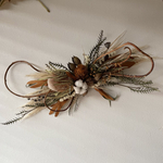 【期間限定SALE・送料無料】ドライフラワー　壁飾り　横長リース