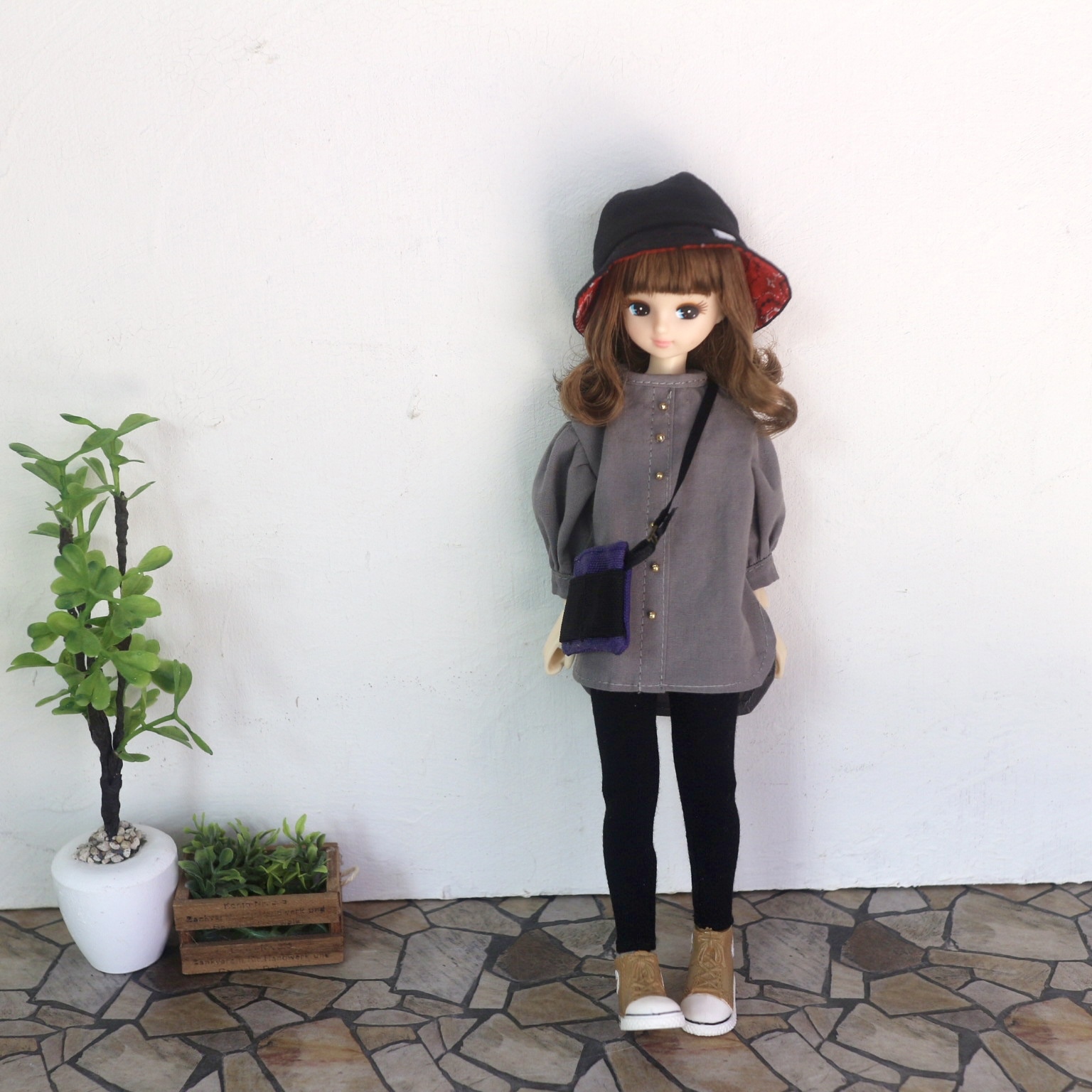 リカちゃん服 ワイドパンツサロペット - COCOLO DOLL | minne byGMO