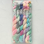 手染め糸 🌸 綿糸 コーマ糸 刺し比べⒿセット (7種6色)🌸 お一人様2セットまで Col№1183～1188