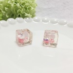 ❅[Pink] Swarovski Candy❅ [樹脂ピアス] -226-