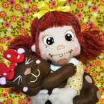 くま子ちゃんとぎゅーっとしてみた(っ´,,>ㅅ<)ω<`,, )♡*.