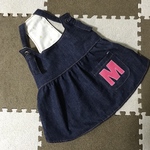 ☆犬服☆デニムジャンパースカート　ハンドメイド　オーダー