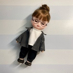 No.527¨̮♡︎ソランちゃん 服¨̮♡︎コーデュロイシャツ&Tシャツ&パンツ