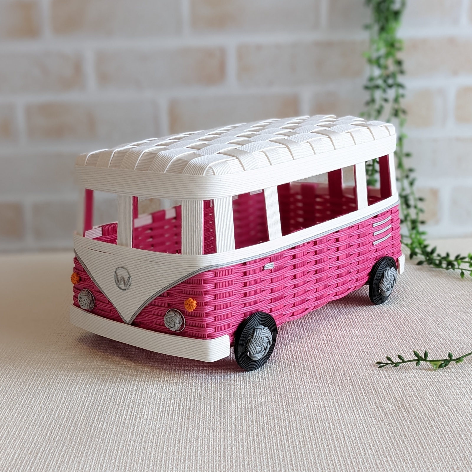 ワーゲン風カラフルバス #ローズピンク - soreike194eco GALLERY