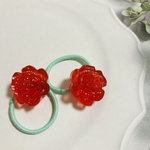 バラのヘアゴム🌹2個セット