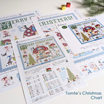 クロスステッチ図案【トムテのクリスマス】Tomte's Christmas