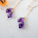 14KGF Halloween amethyst pierce [kgf5066]