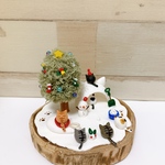 お庭でクリスマス