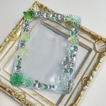 【グリーン1】トレカケース 硬質ケース デコ 推し活