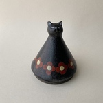 猫のタカラモノ入れ（黒）