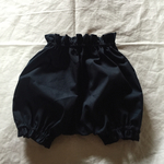 【再販】C&S生地使用 海のブロード ネイビー かぼちゃパンツ 