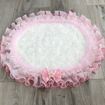 プリンセスカフェマット）✨犬用　楕円形66×56ｾﾝﾁ程