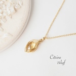 一点もの✨宝石質シトリンのネックレス  美しい輝き ダイヤカット オーバルカット14kgf 40㎝ 11月誕生石 送料無料